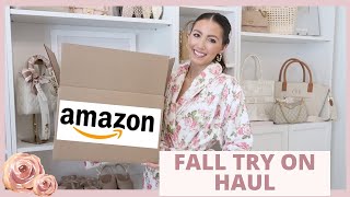 Amazon Fall Fashion Haul Designer Inspired Finds  Fall Outfits [upl. by Ashton411]