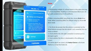 TOPDON Rlink Lite Diagnose Benz GLB W247 with Benz Software OBDII365 [upl. by Merdith]