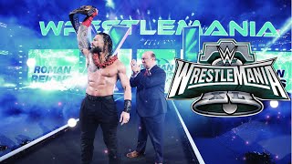 Roman Reigns WrestleMania XL EPIC Entrance Music  2024  Final Boss Rebirth [upl. by Llenet]