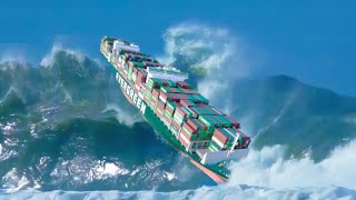 Why MONSTER WAVES Can’t Sink Large Ships During Storms [upl. by Odnesor]