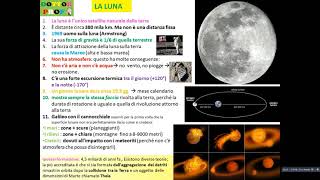 LA LUNA caratteristiche fasi lunari moti ipotesi origine [upl. by Olette]