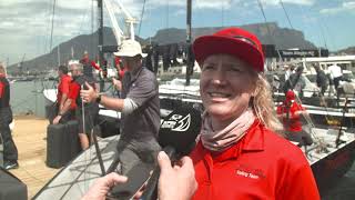 52 Super Series 2020  Cape Town RSA  Interview Tina Plattner Phoenix12 GER [upl. by Livingston828]