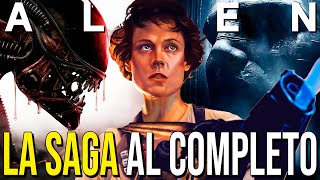 👽La HISTORIA de ALIEN  Resumen y Análisis de la SAGA COMPLETA alienromulus [upl. by Arikehs]