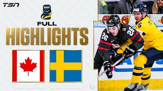 Canada vs Sweden FULL HIGHLIGHTS  2024 World Junior Championship [upl. by Eatnom]