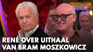 René reageert op uithaal aan zijn adres van Bram Moszkowicz  VANDAAG INSIDE [upl. by Frayda]