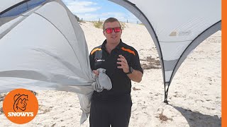 Coleman Event 14 Sun Shelter  Sunwall  How to setup and pack away [upl. by Enidan]