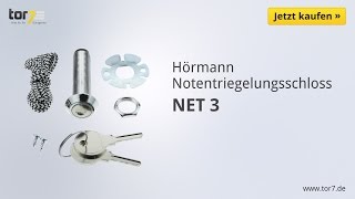 Hörmann Notentriegelungsschloss NET 3 [upl. by Filiano]