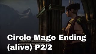 Dragon Age Origins Circle Mage Ending Alive 22 [upl. by Brie]