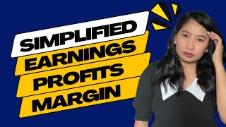 Earnings Profits and Margin Explained [upl. by Akirdnahs]