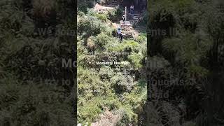 Zipline byYuvaan at McLeodganj himachalpradesh zipline fun trending enjoying adventure viral [upl. by Gwenora]