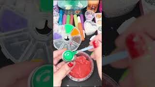 RAINBOW SLIME 🌈 Mixing Random Colors Slime I Satisfying Slime shorts [upl. by Lehet371]