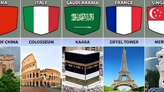 LANDMARKS OF THE WORLD  Landmarks from different countries [upl. by Mutat350]