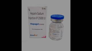 Inj Heparin Anticoagulant25000IU uses amp side effects 🩸💉 nursing hospital shorts trending [upl. by Cleary]