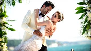 Burak Ozcivit And Fahriye Evcen Wedding Turkish actors Wedding [upl. by Earehc]