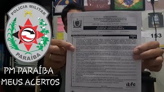 PROVA PMPB 2023  COMO FUI E POSSÍVEL NOTA DE CORTE [upl. by Hisbe]