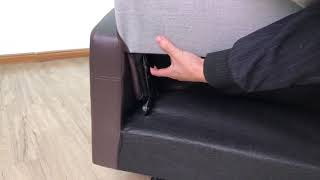 Recliner sofa disassemble video [upl. by Nilrah]