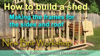 How to Build a Shed  Framing [upl. by Pulchia]