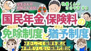 国民年金保険料の免除制度と猶予制度 [upl. by Initsed]