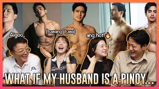 🇰🇷 KOREAN FAMILY PICKS MY PINOY HUSBAND  🇵🇭 Filipino Hotties and Artista RANKING  DASURI CHOI [upl. by Leirvag487]