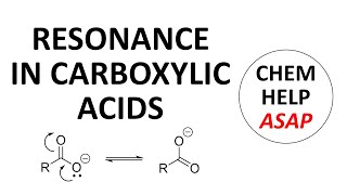 resonance in carboxylic acids [upl. by Aydin304]