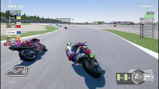 Valentino Rossi vs Pecco Bagnaia Valencia the best Epic battle MotoGP [upl. by Cinomod]