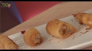 Recette de Croustillants de langoustine en kadaïf  750g [upl. by Bryce]