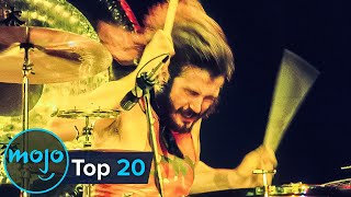 Top 20 Greatest Rock Drummers Of All Time [upl. by Neeruan881]