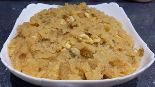 Semolina HalwaSuji Ka HalwaQuick Dessert Recipe [upl. by Tirreg886]