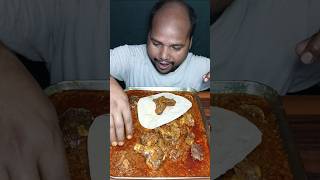 ROTI EATING WITH MUTTON🔥 youtubeshorts food foodie foodblogger mukbangers [upl. by Avle892]