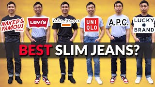 Which Brand Makes The BEST SLIM JEANS [upl. by Lyrehc613]