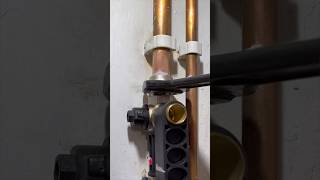 How to replace a magnetic filter on heating system asmr diy howto subscribe youtubeshorts [upl. by Peddada957]