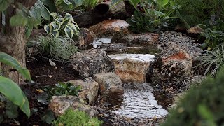 Installing an Amazing Water Feature in the Garden 💦🙌😍 [upl. by Llehcal]