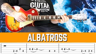 Albatross Guitar Solo Tabs  Play Along With Free Downloadable Tabs  Fleetwood Mac Guitar Tutorial [upl. by Siri]