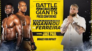 PFL Battle of the Giants  Press Conference [upl. by Smitt]