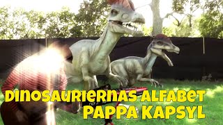 Dinosauriernas Alfabet  ABCsång och dansvideo för barn med Pappa Kapsyl [upl. by Larrej867]