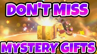 Dont Miss These EXPIRING Pokemon Scarlet amp Violet Mystery Gifts [upl. by Ynaffyt17]