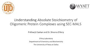 Understanding Absolute Stoichiometry of Oligomeric Protein Complexes Using SECMALS [upl. by Isewk]