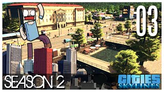 Cities Skylines  S2 Ep03  Canals [upl. by Eirot]