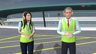 Aircraft Marshalling and Push back Procedure [upl. by Anaiq234]