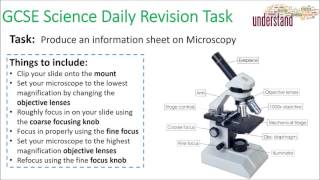 GCSE Science Daily Revision Task 5 Microscopy [upl. by Aihsel]