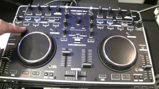 Denon MC 2000 DJ Controller  Demonstration with DJ Tutor [upl. by Leelah]