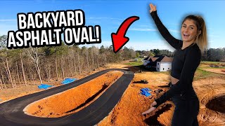 Building My Backyard GoKart Track [upl. by Gemma144]