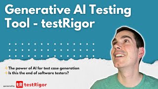 Generative AI Testing Tool  testRigor  AI Generates Automated Tests [upl. by Einahets]