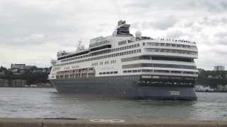 MS Veendam Cruise Ship Quebec City Aug2013 [upl. by Berneta]