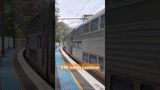 V46 leaves Lapstone trains shorts [upl. by Mailli]