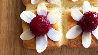 Moelleux citron framboises  thermomix  moule tablette guydemarle [upl. by Ayamat]