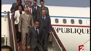 Visite de Nicolas Sarkozy en Libye [upl. by Zebada]