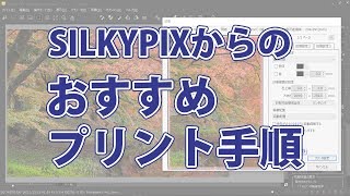 SILKYPIXのプリントオススメ方法ICCプロフィルを使った印刷 [upl. by Eimme]