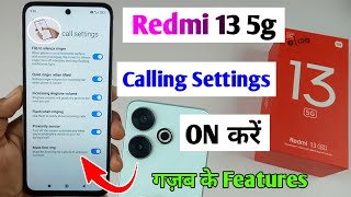 redmi 13 5g call settings  redmi 13 5g calling features  how to enable call settings redmi 13 5g [upl. by Fernyak]