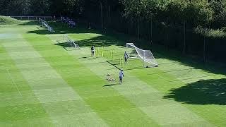 Goalkeeping Training  Dealing with Crosses to the Back Post [upl. by Aical]